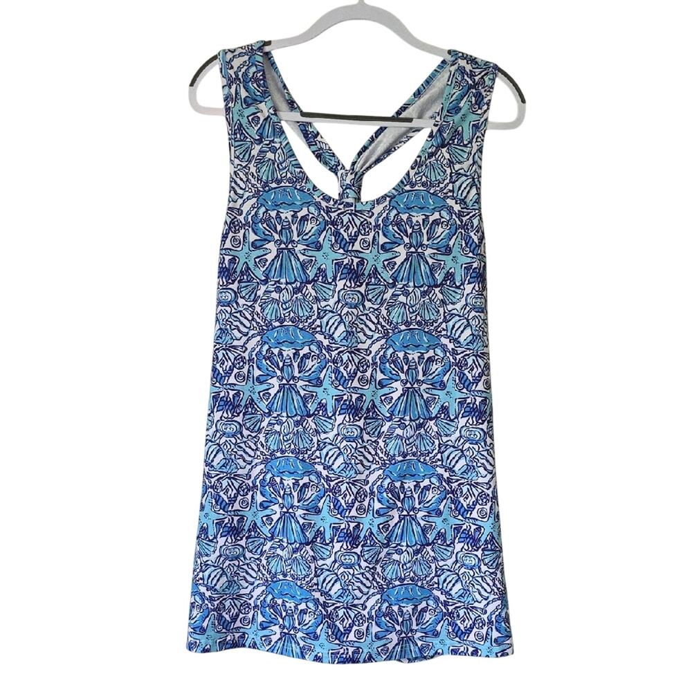 Girls Sz XL Southern Darlins Lightweight Beachy Swim Cover Racer Back Dress